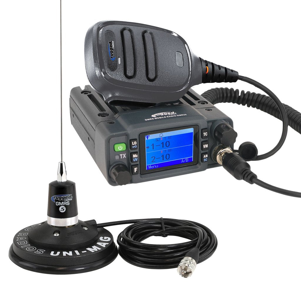 Radio Kit - GMR25 Waterproof GMRS Band Mobile Radio with Antenna