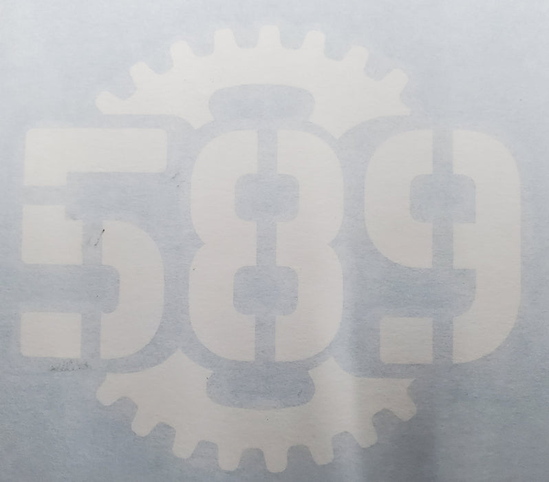 4" Round 589|Fabrication sticker