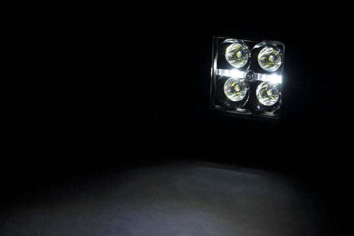 Black Series LED Light Pair | 2 Inch | White DRL