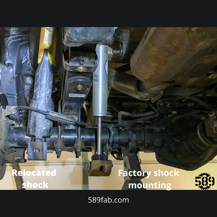 Rear Shock Relocation Kit (2015-22 Colorado/Canyon)