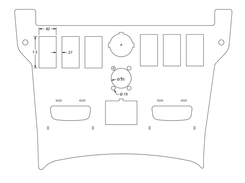 Flush Mount Command Center (2015-22 Colorado/Canyon)