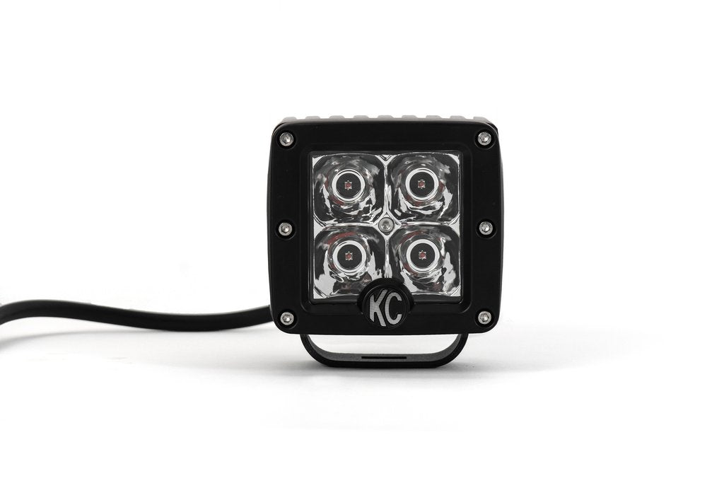 3" C-SERIES C3 LED - 2-LIGHT SYSTEM - AMBER - 12W SPOT BEAM - #315