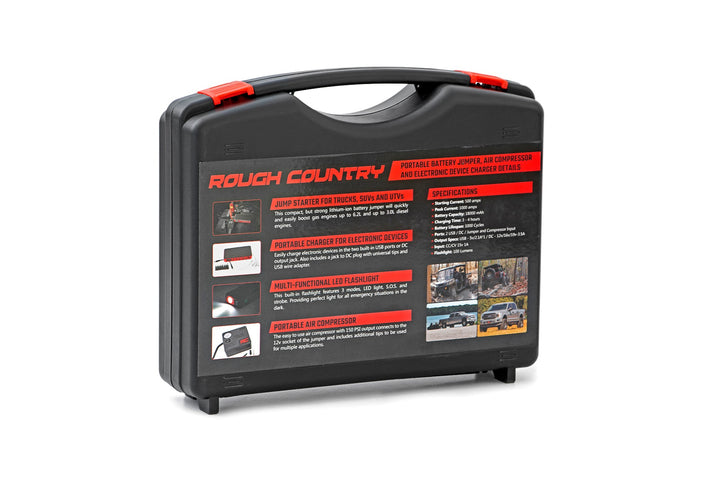 Battery Jumper And Air Compressor Combo