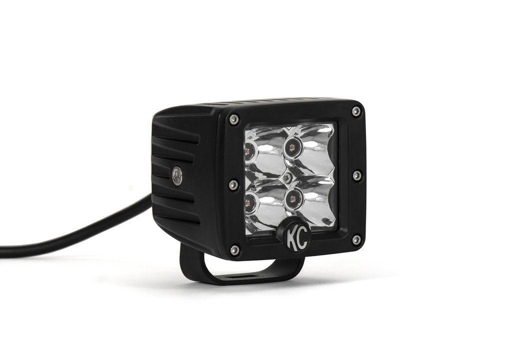 3" C-SERIES C3 LED - 2-LIGHT SYSTEM - AMBER - 12W SPOT BEAM - #315